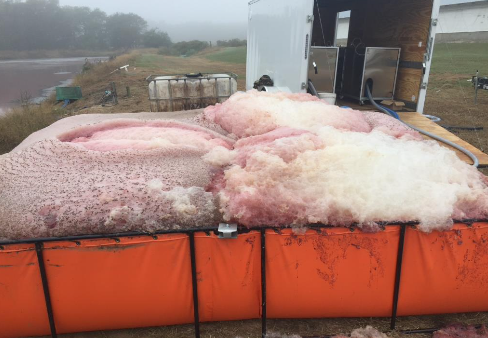 Water Foam Removal
